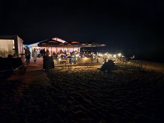 Restaurang på stranden