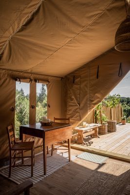 Bild 4 på Safari-tältet  med möjlighet till Spa
