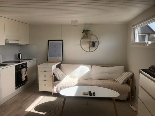 Fin stuga 100m från hav och strand