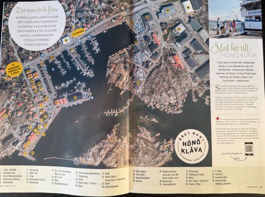 Klova hamn 5 min från lägenheten.
