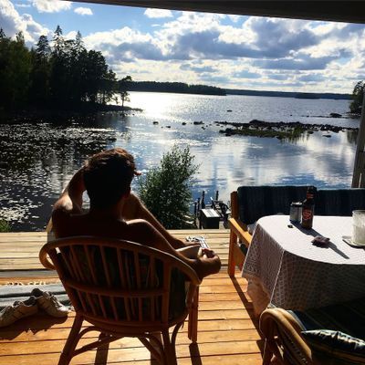 Emmesviken - Sjöstuga med egen vik, bastuflotte. - Bild 7