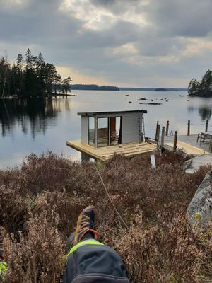 Emmesviken - Sjöstuga med egen vik, bastuflotte. - Bild 26
