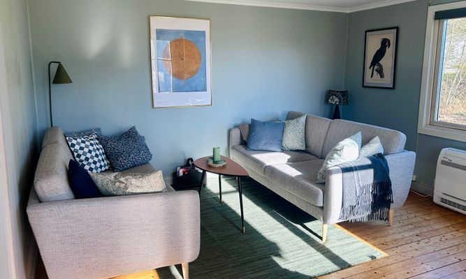 Havsnära hus på Orust i Bohuslän