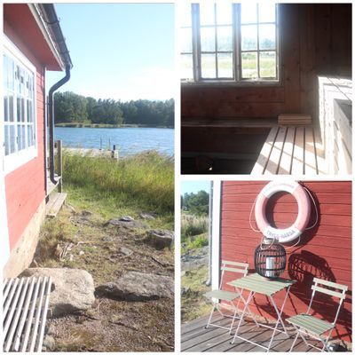 Stort skärgårdshus med egen strand brygga o bastu - Bild 21