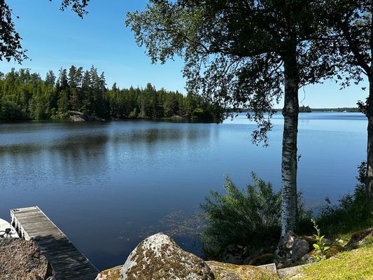 Süd Sverige Stuga  vid Sjön (Sämsjön)Båt Fiske - Bild 12
