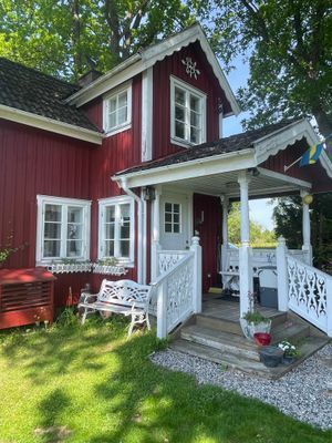 Stuga Precis vid Sjön (Sämsjön)Båt Fiske i sverige