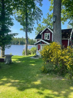 Stuga Precis vid Sjön (Sämsjön)Båt Fiske i sverige - Bild 6