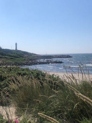 Charmigt hus vid havet