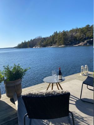 Sommarhus för familjen på en ö