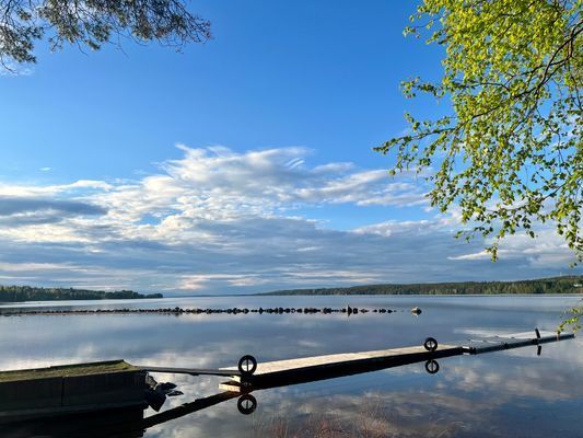 Bryggan vid Siljan.