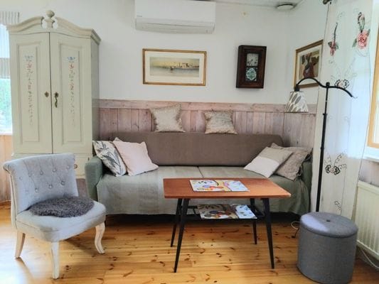 Havsnära hus med alla bekvämligheter