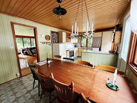 Idylliska stuga vid en sjö mitt i skogen - Bild 17