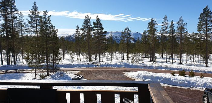 En sida av en modern parstuga i Tandådalen - Bild 13