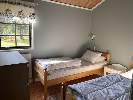 Mysig stuga på Sollerön nära Siljan, bad och Mora