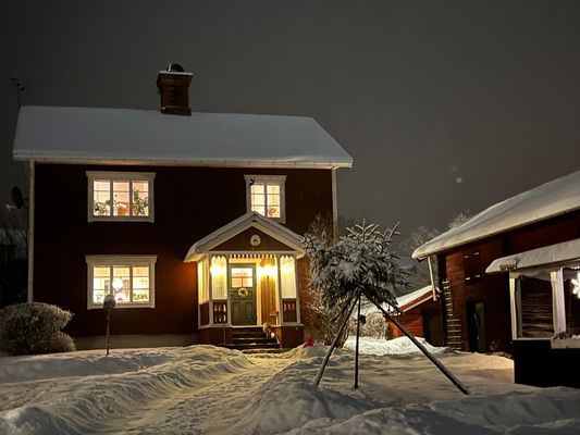 I vintertid.