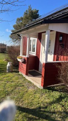 Stuga med havsutsikt vid Kapelludden på Öland