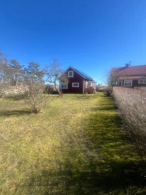 Stuga med havsutsikt vid Kapelludden på Öland