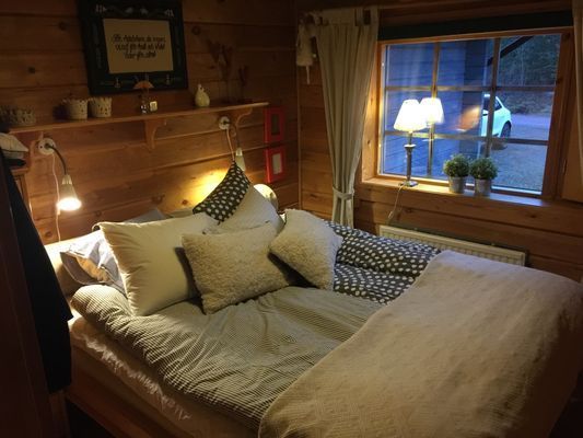 Bild 4 på Timmerstugan med "sälenfaktor" på Gubbmyren