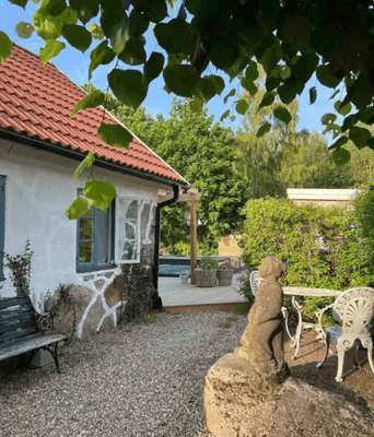Österlen: 8 bäddar, uppvärmd pool, bastu, stränder - Bild 29