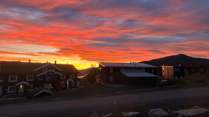 Mysigt fjällboende i Åre Björnen