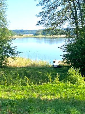 Bryggan sett ifrån huset
