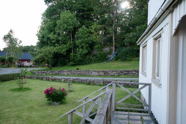 Trädgård för lek och avkoppling