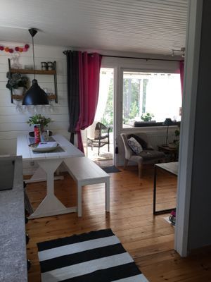 allrum i södra delen, utgång även till glasveranda.
