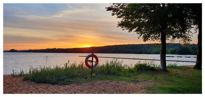 Solnedgång vid Lursjön