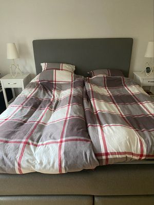 Sovrum 1 med dubbelsäng