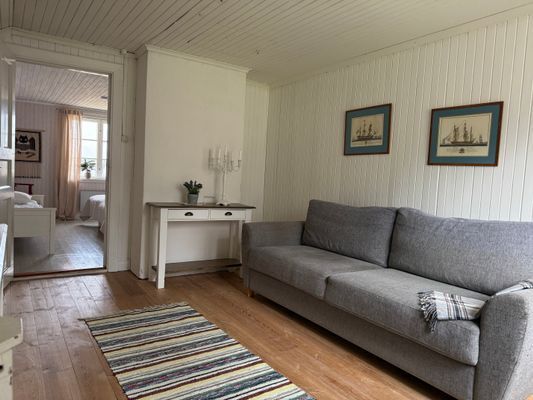 Bäddsoffa hall övervåning