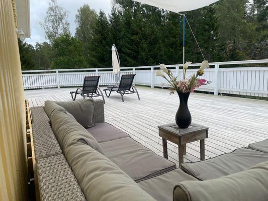 Hyr denna stuga i Gryt på 170 m². 7 sängplatser. Från 10 200 kr per vecka. Se bilder och tillgänglighet här.