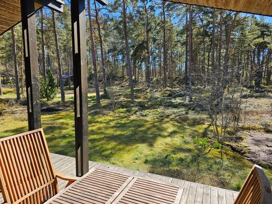 Bild 4 på Stuga med skogs utsikt och nära till stranden