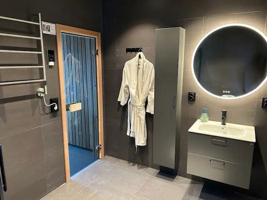 Modernt fjällhus nära backar o längdspår - Bild 21