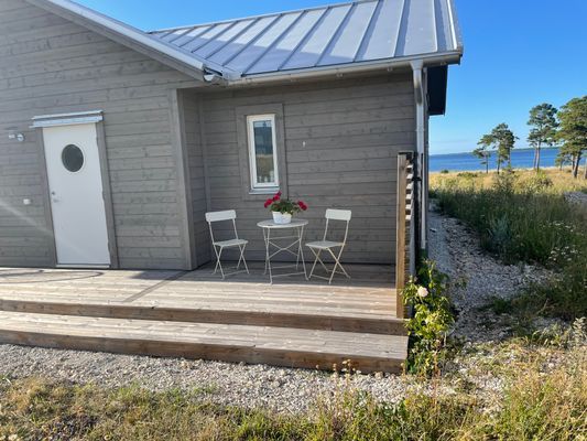 Nybyggt hus med havsutsikt i Fårösund Gotland
