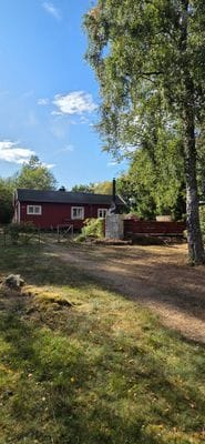 Hyr denna stuga i Blekinge på 43 m². 3 sängplatser. 5 500 - 6 500 kr per vecka. Se bilder och tillgänglighet här.