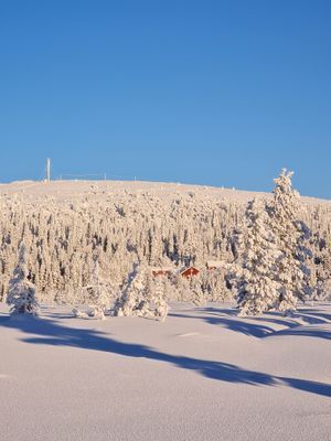 Stuga i Högvålen, Sveriges högst belägna by
