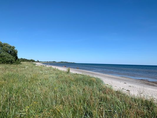 Sportstuga vid havet i Böste