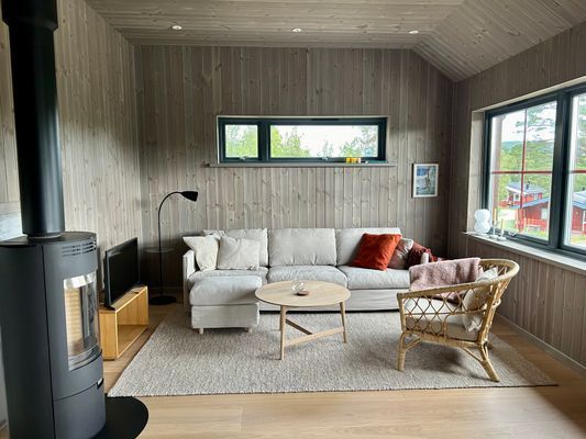 Nytt och luftigt parhus i Bruksvallarna