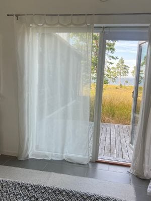 Utsikt från master bedroom (med morgonaltanen)