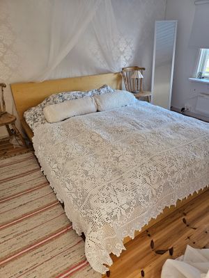 Dubbelsäng i sovrummet, 160 x 200