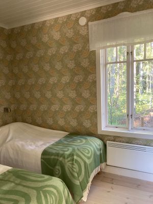 Sovrum. 3x 90 cm sängar