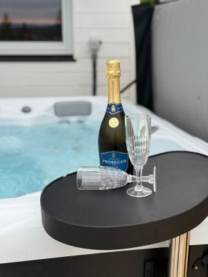 Lyxig Stuga med sjöutsikt, spa anläggning - Bild 11