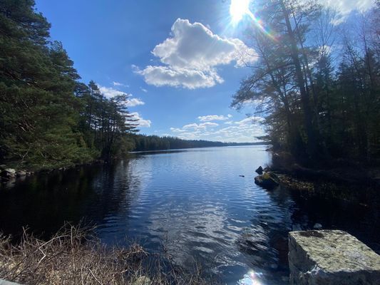 Hus vid sjön med brygga och bastu i Småland - Bild 24
