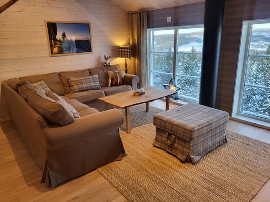 Vardagsrummet övre plan