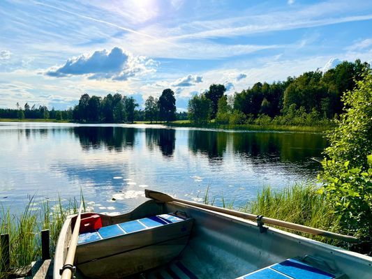 Naturnära stuga på höjd med sjöutsikt - Bild 33