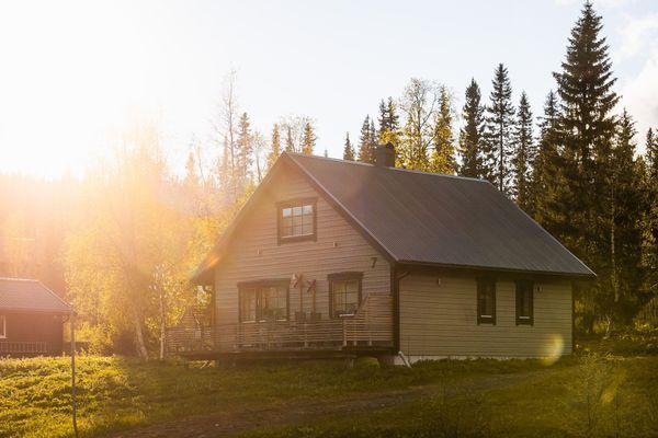 Charmig fjällstuga med bästa läge i Borgafjäll