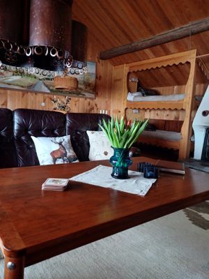 Bild 4 på Mysig fjällstuga i Grövelsjön med murad eldstad