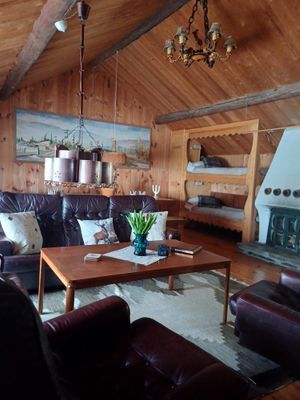 Mysig fjällstuga i Grövelsjön med murad eldstad - Bild 9