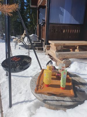 Mysig fjällstuga i Grövelsjön med murad eldstad - Bild 17