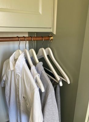 Smart planering av tvättstugan för att torka kläder.